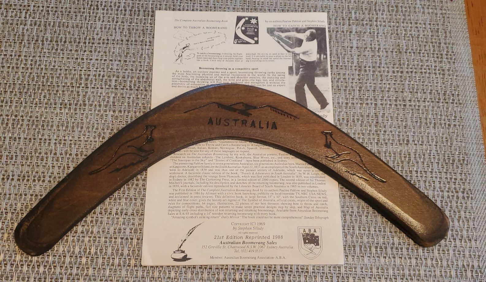 Australia Boomerang 18