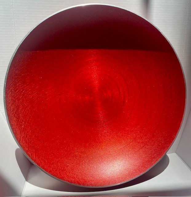 Cathrineholm Gneis Aluminum Bowl 12″ Red – Scandinavian MCM Norway