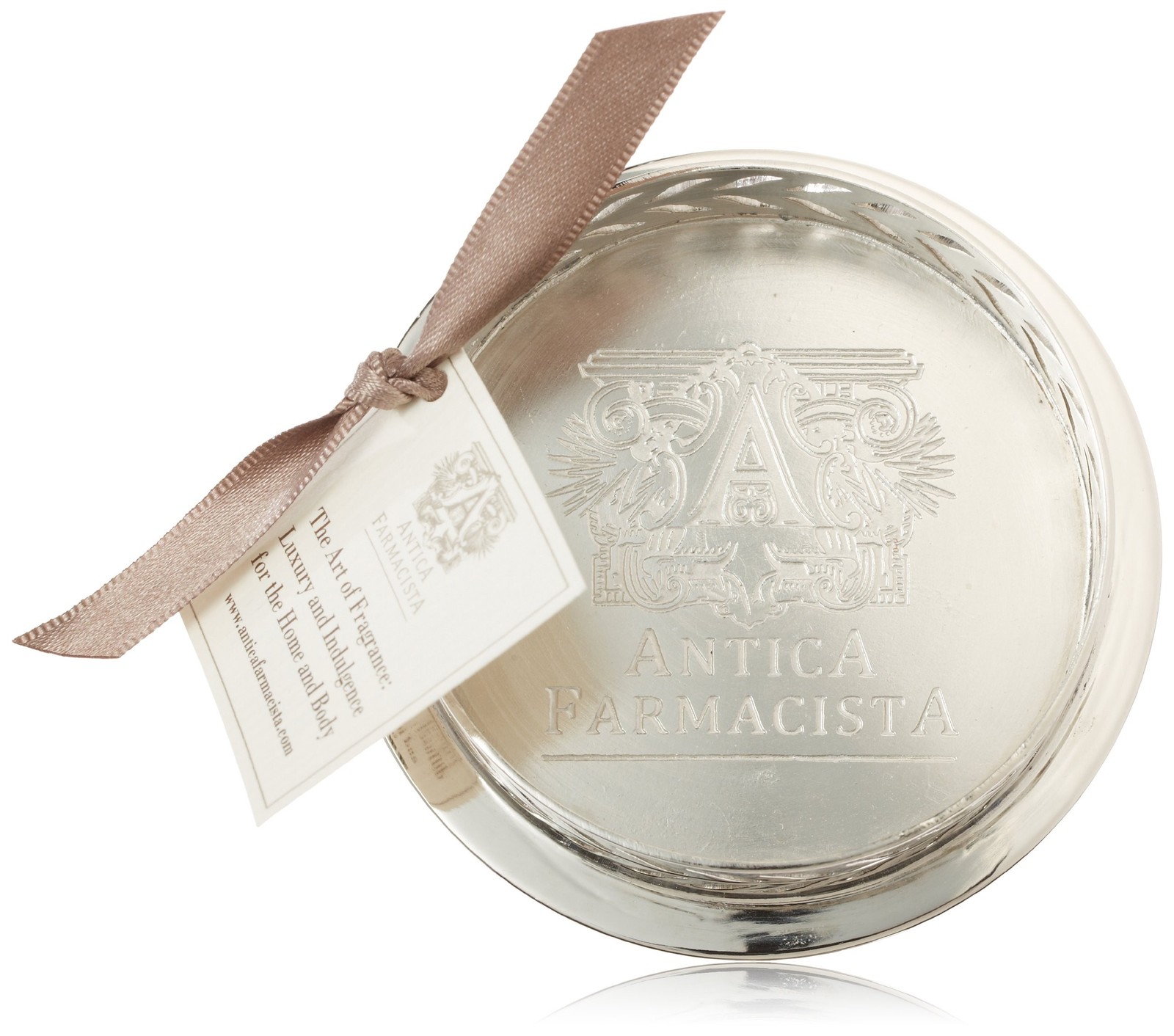 Antica Farmacista Nickel Tray - Decorative Diffuser Tray for Home Decor - Lux...