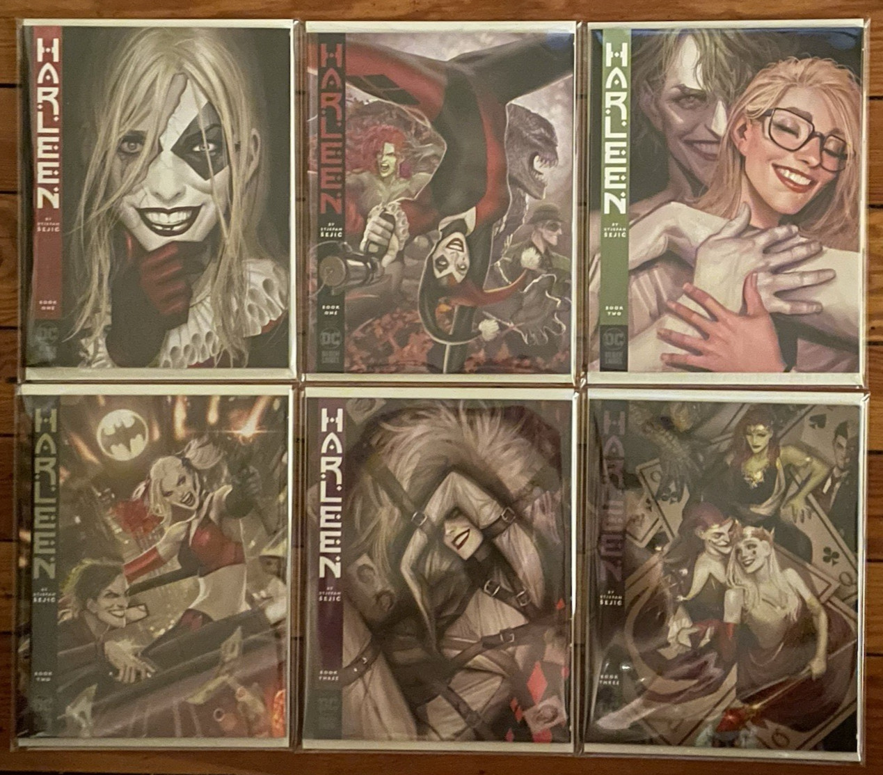 Harleen #1-3, 2 Complete Sets (Cvr A and Variant) DC Black Label 2019 NM