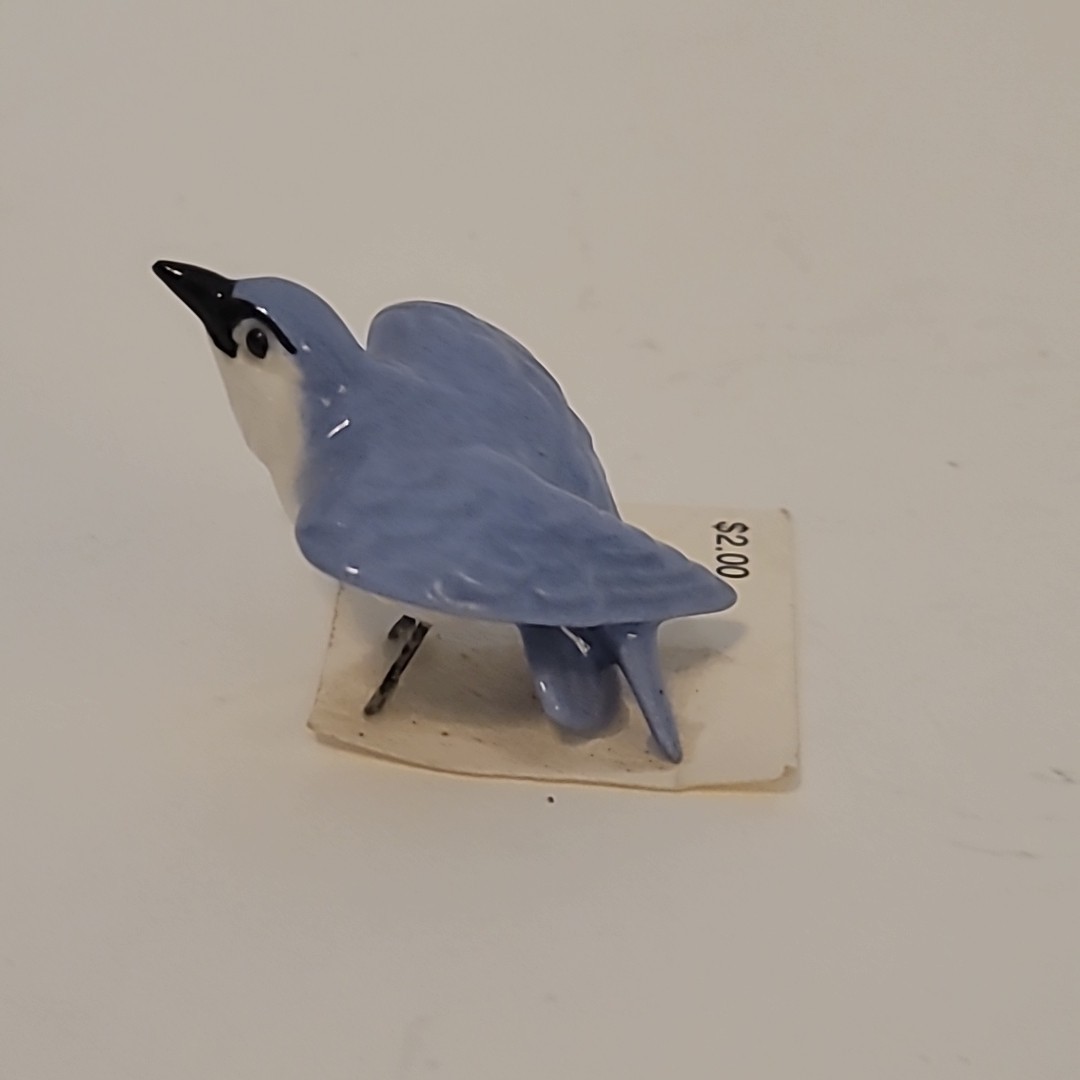 Retired Hagen Renaker Mini Bluebird Style 2 Wire Legs Made 16 Months Only 1988