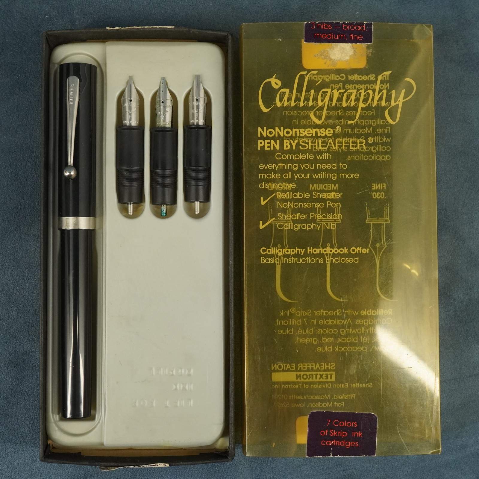 Vintage Sheaffer No Nonsense Calligraphy Set in Original Box -  USA
