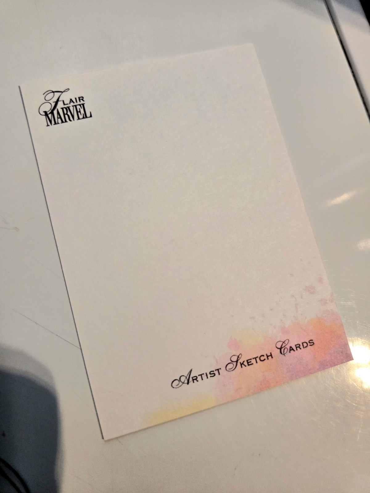 Upperdeck marvel flair 2023 Blank sketch cards 