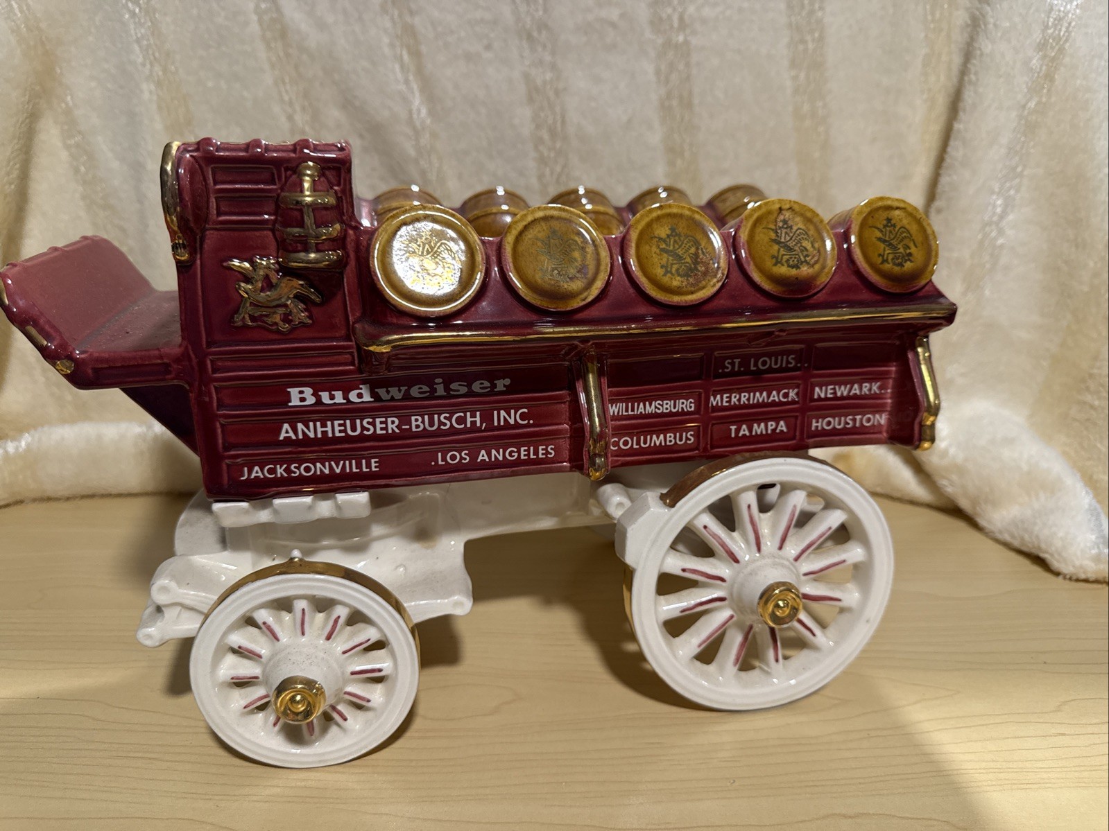 Metlox Poppytrail Budweiser Clydesdale wagon and horse set Metlox Poppytrail Budweiser Clydesdale wagon and horse set
