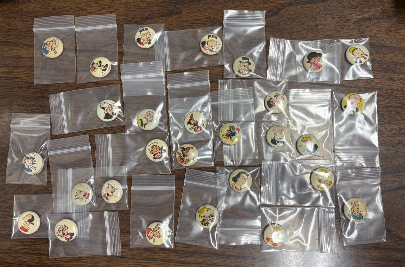 Vintage Kellogg's Pep Pins  - 1940-50's - Collection of 28 Nice Pieces