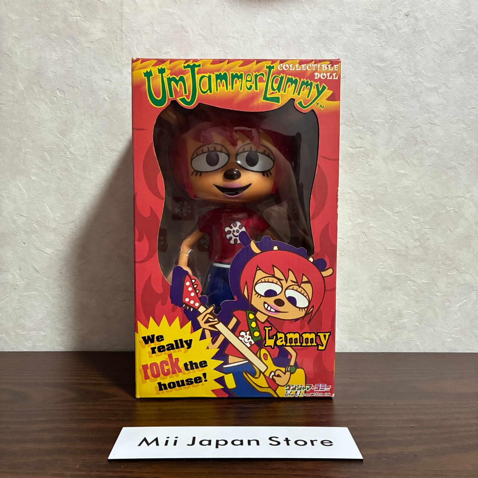 MEDICOM TOY Um Jammer Lammy Collective Doll 004 Soft Vinyl Figure With Box Used