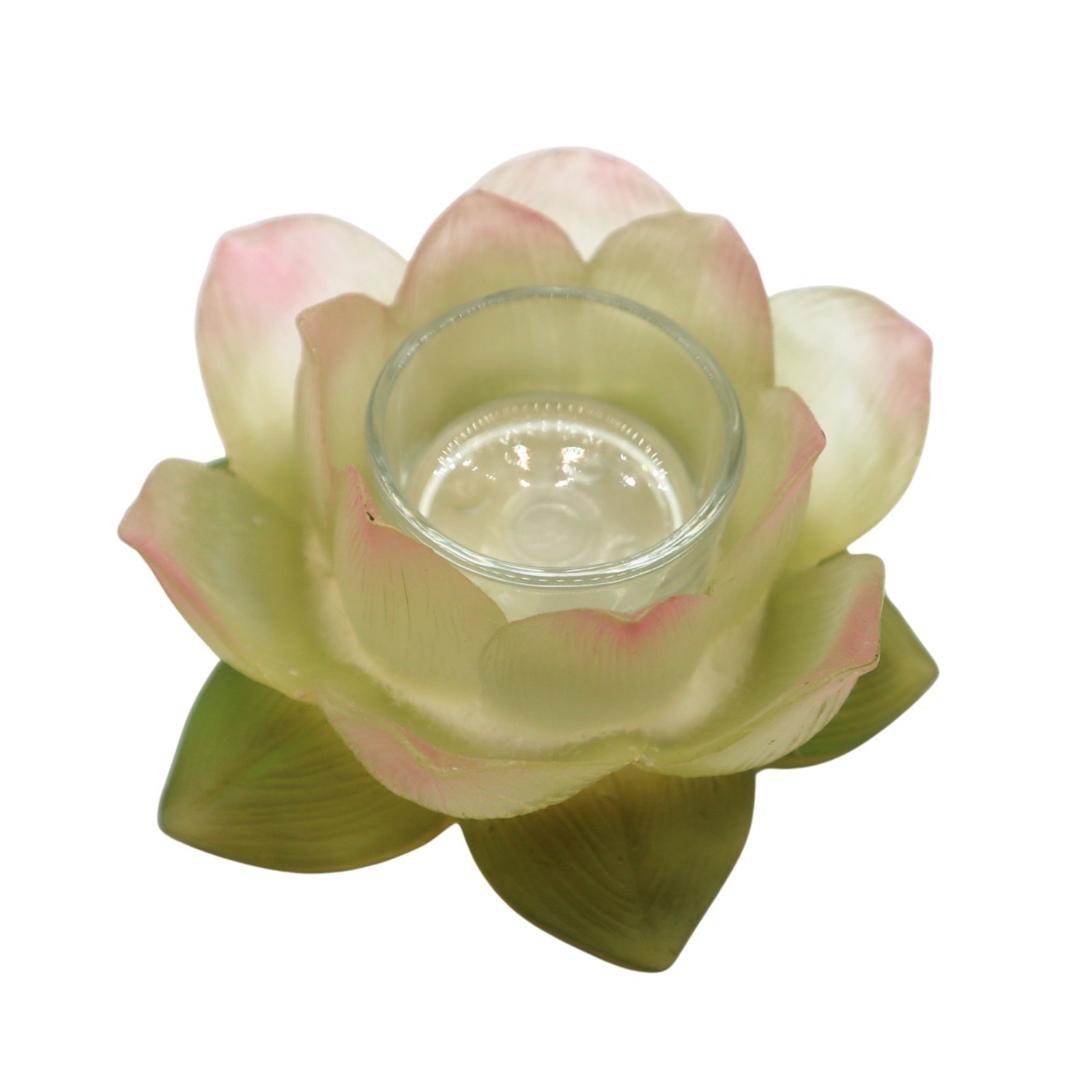 Clear Lotus Flower Votive Candle Holder Clear Lotus Flower Votive Candle Holder