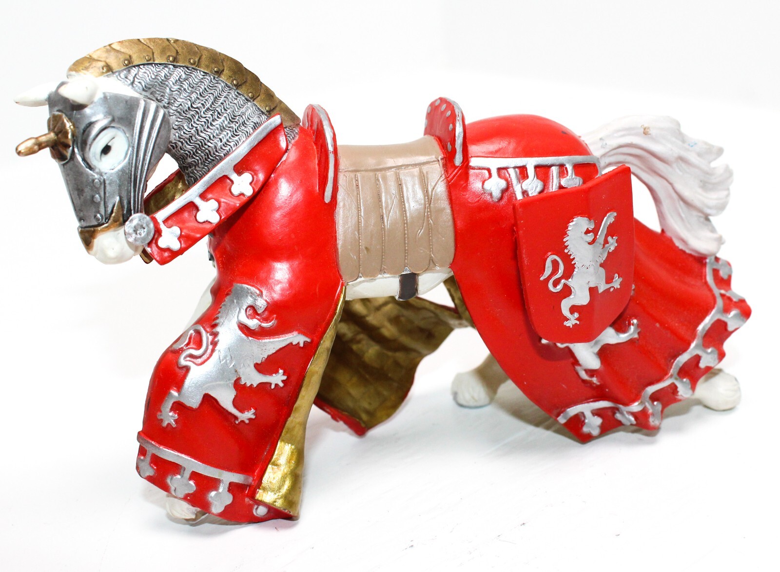Papo 39772 Prince Richard in Red's Horse Toy Medieval Action Figure