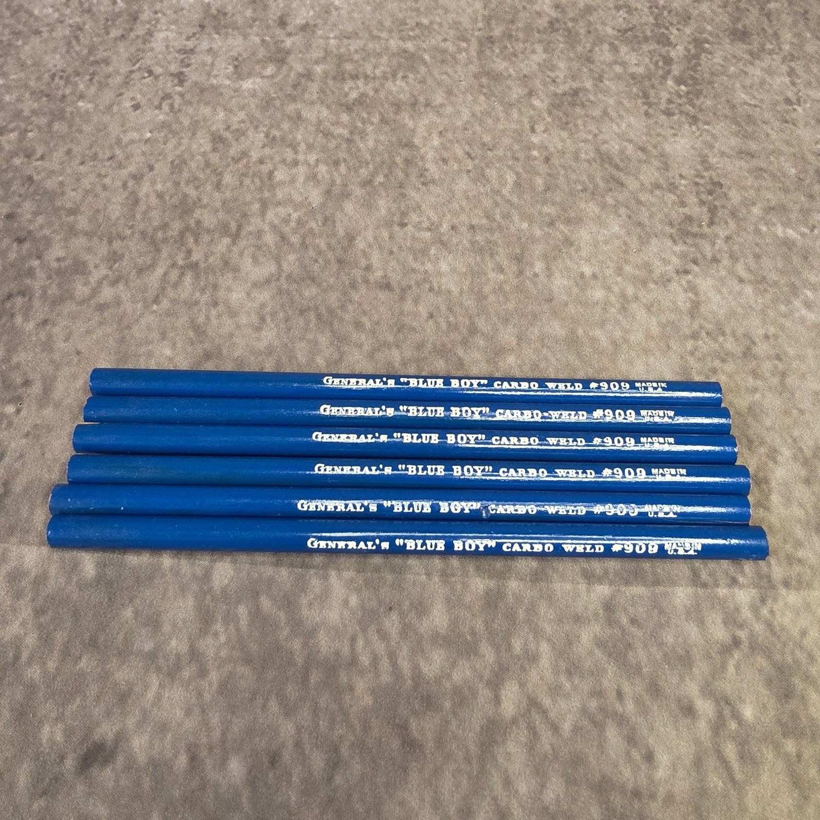 6 NOS Vintage General’s Carbo Weld “Blue Boy” #909 U.S.A