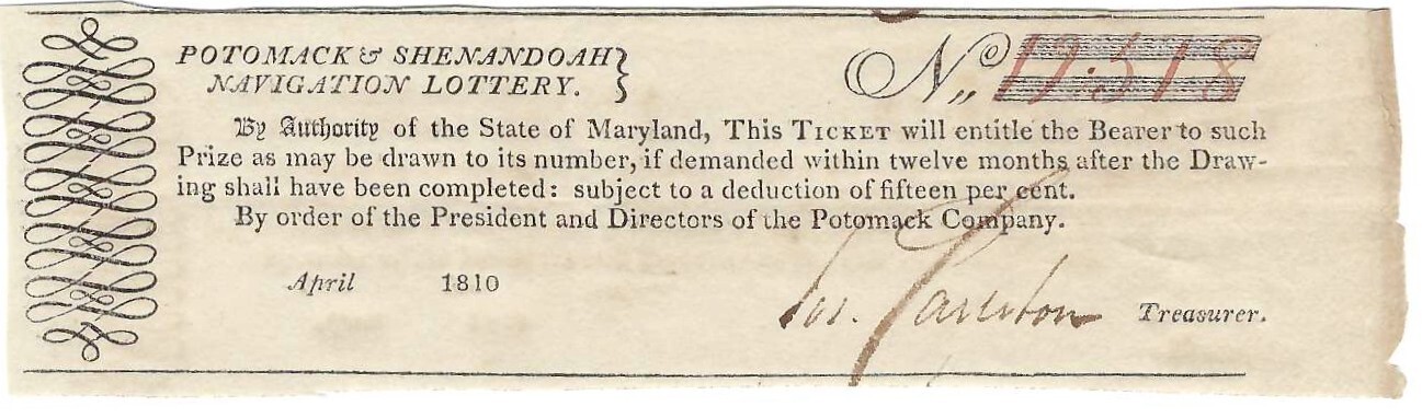 George Washington\'s Co. Sold Lottery Tickets To Finance Growth Along East Coast