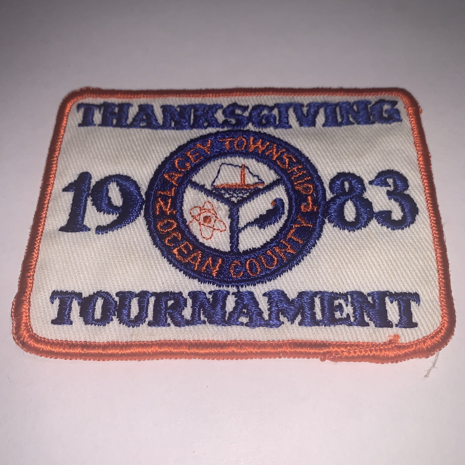 VINTAGE  BSA Patch 1983 Thanksgiving Tournament N. Lacey Township Ocean Ct S/210