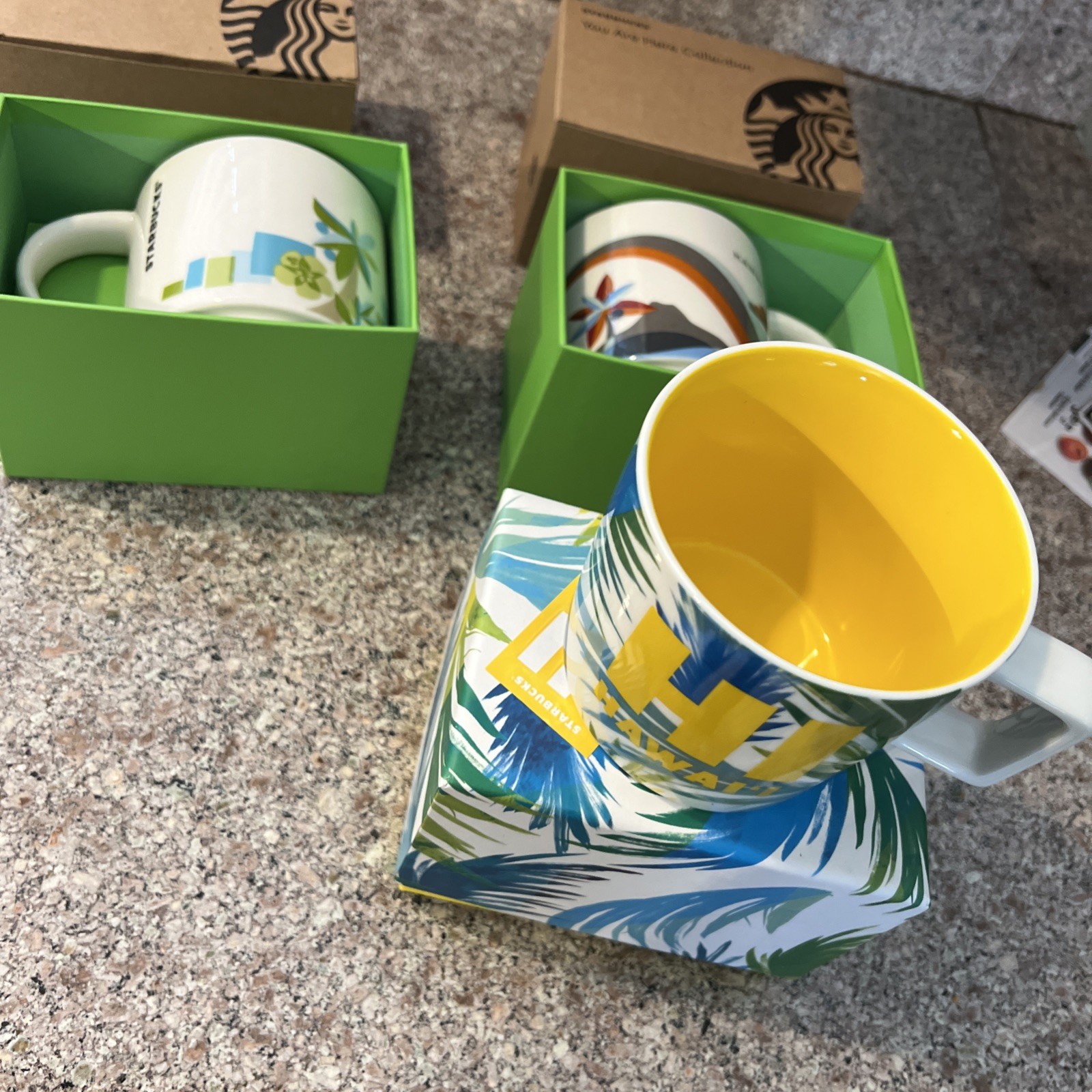 Starbucks You Are Here / Hawaii 3pc NEW