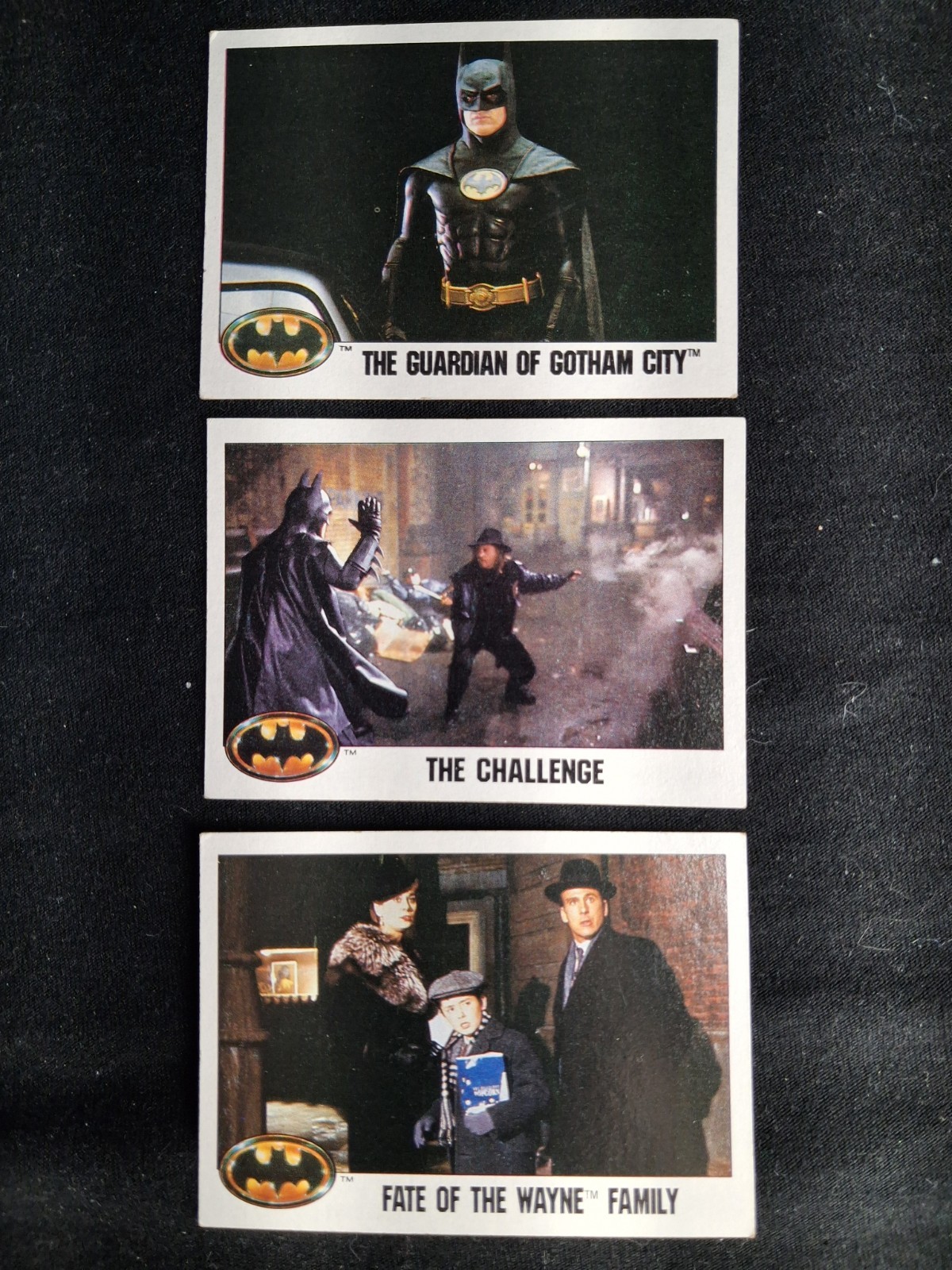 1999 Topps Batman Movie 3 Card Collectors Lot