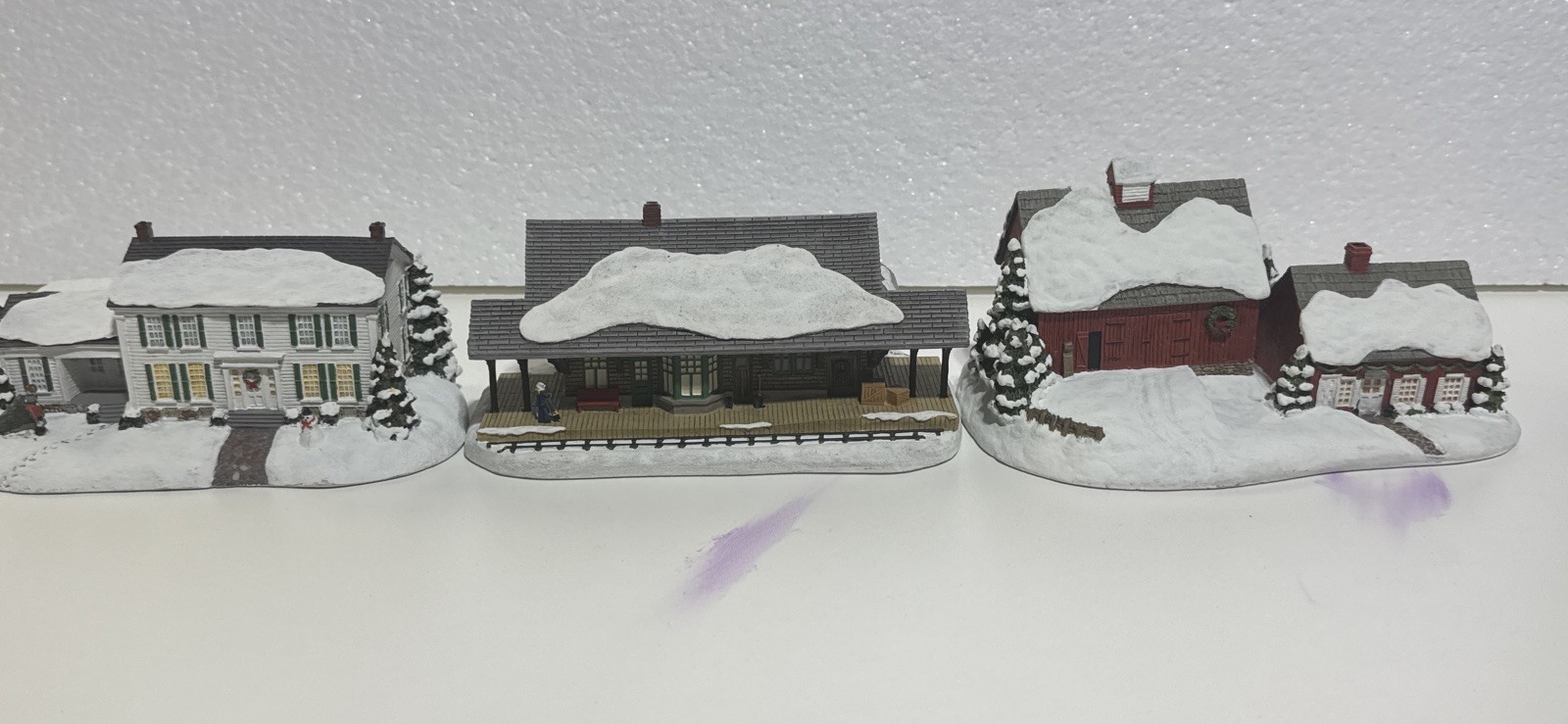 Lot of 3 Norman Rockwell “Home for the Holidays” Collection Pieces