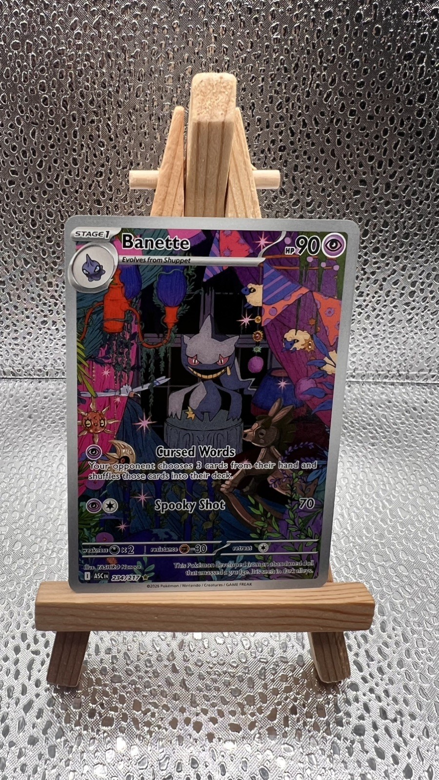 🌟Pokémon Ascended Heroes Banette 234/217 Pack Fresh Illustration Rare
