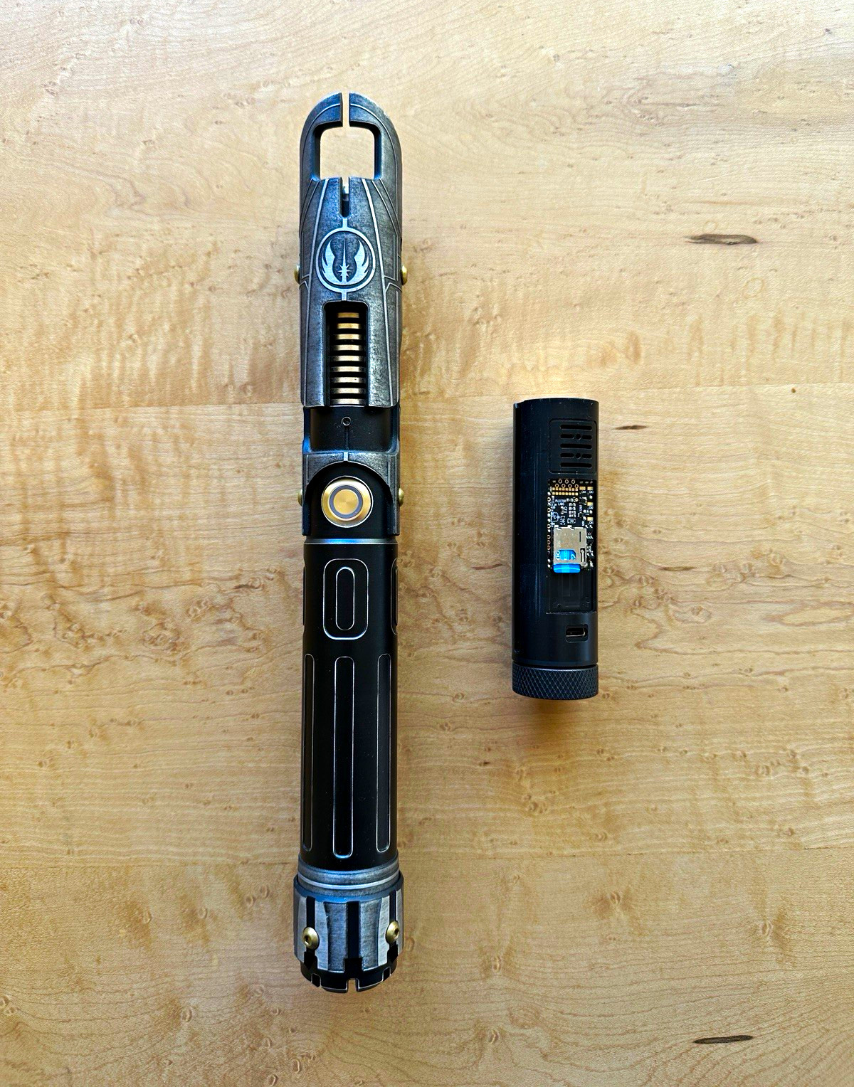 Sabertrio Sentinel’s Watch Korvus Lightsaber with CFX Power Core