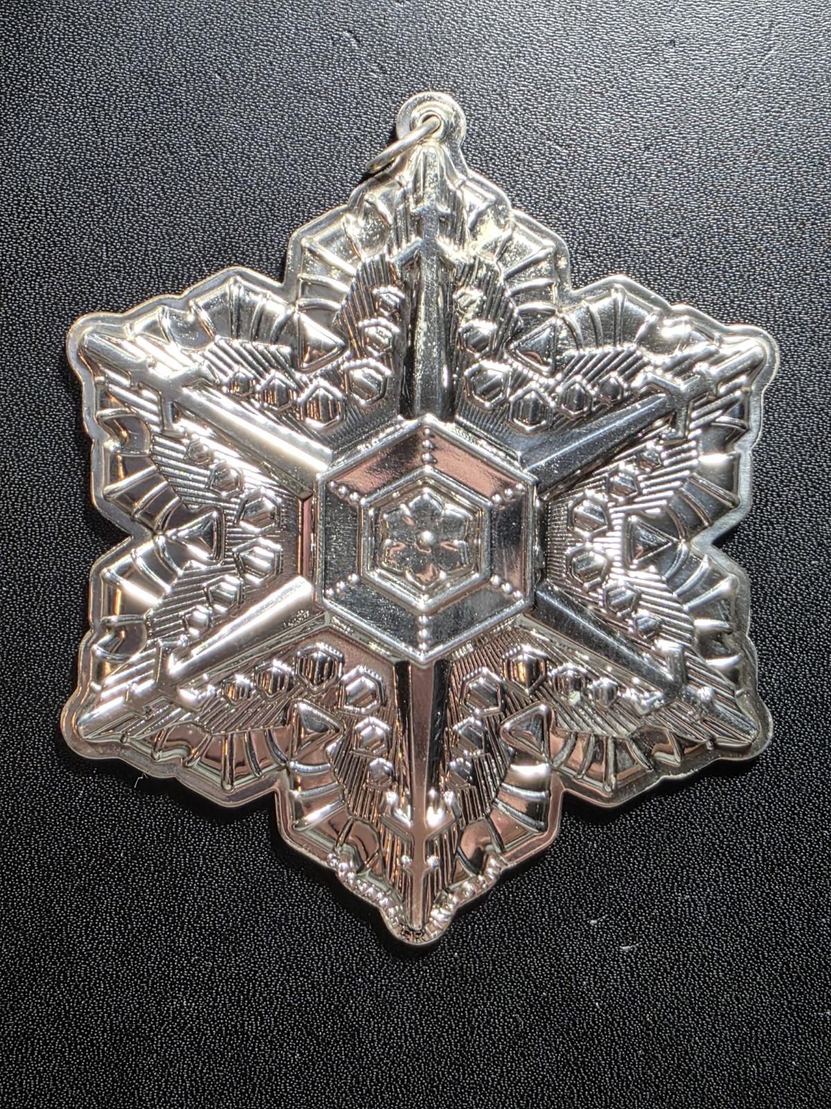 2011 Gorham Sterling Silver Snowflake Ornament
