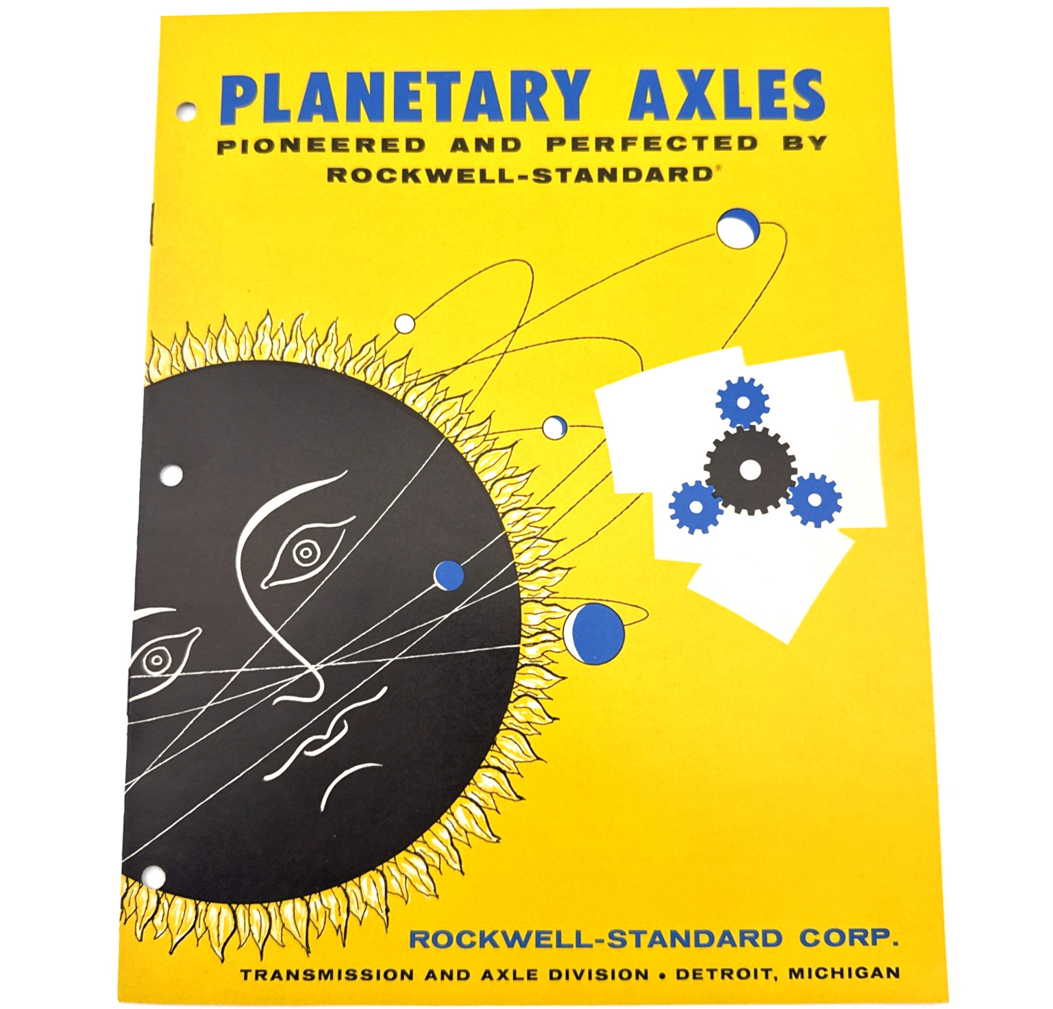 Rockwell-Standard SP-5630 Planetary Axles Brochure 1961 Truck Pamphlet