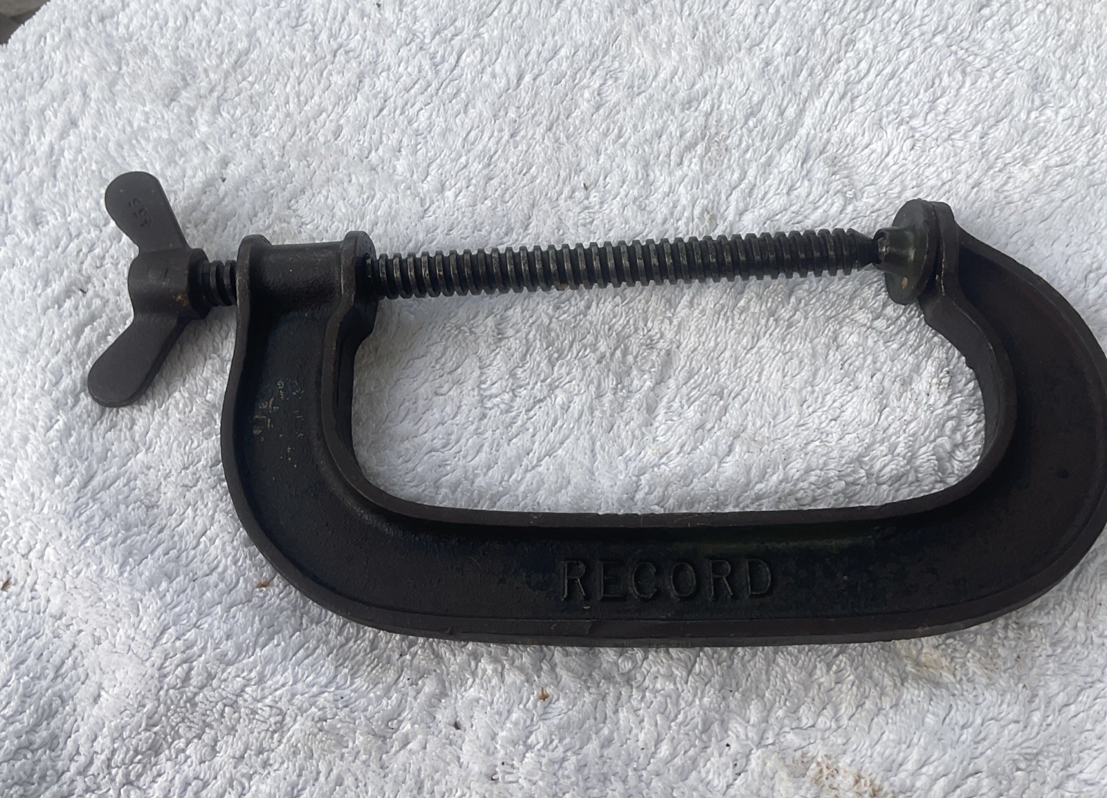 Vintage Record No 6 G clamp Course Thread Tool Engineer Woodwork Automotive Old