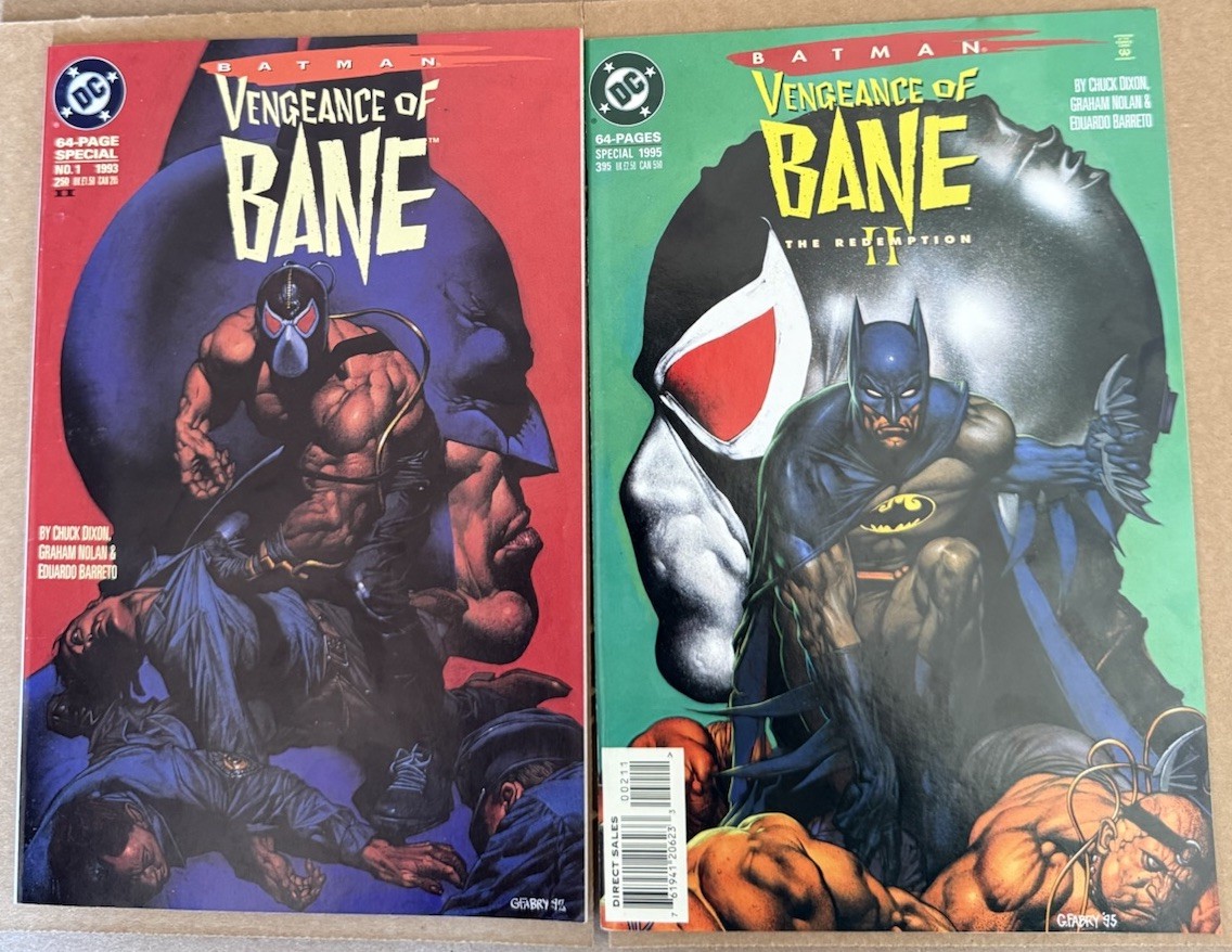 Batman Vengeance of Bane #1 2nd Printing & Vengeance of Bane II Redemption