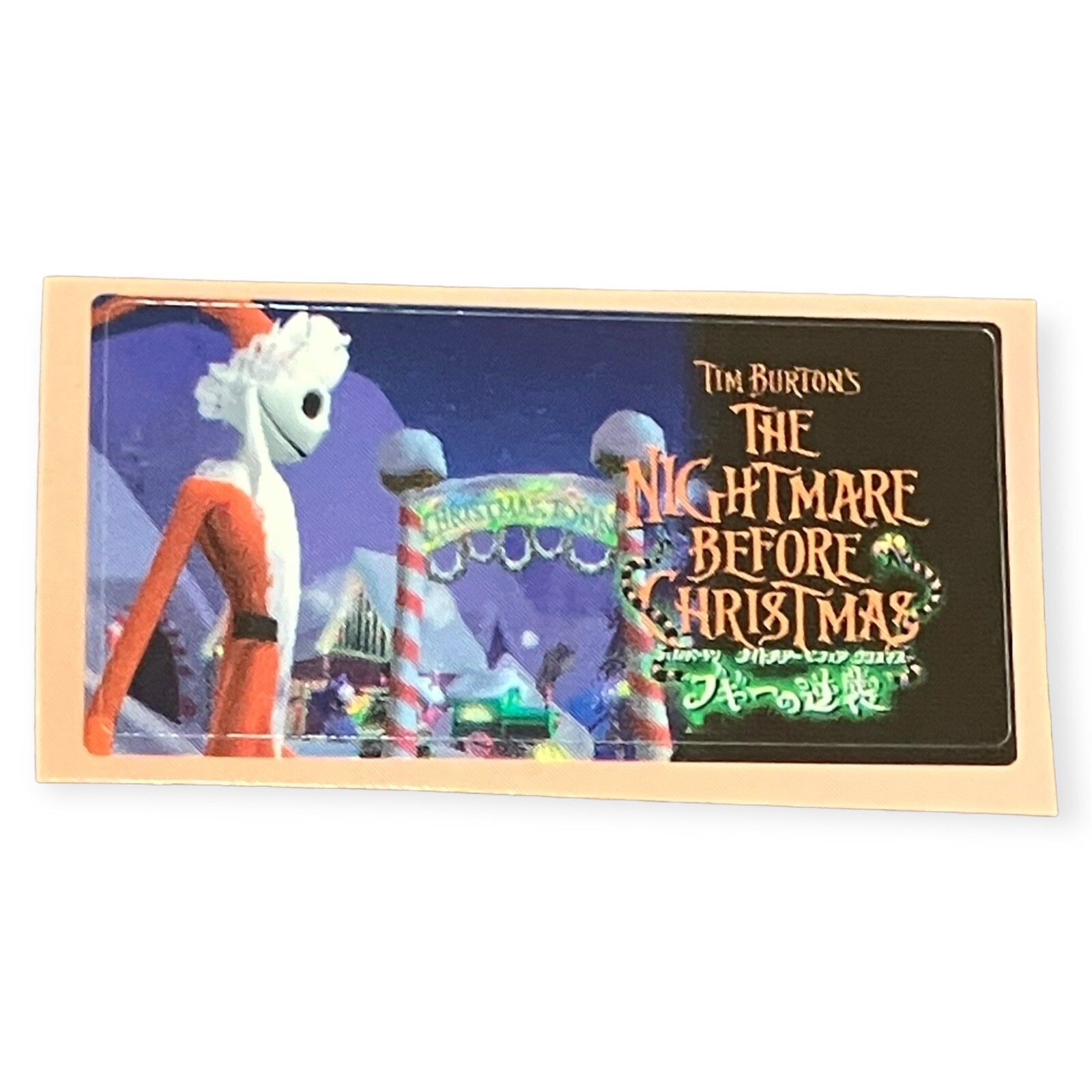 Sony PlayStation 2 PS2 The Nightmare Before Christmas Memory Card Sticker RARE