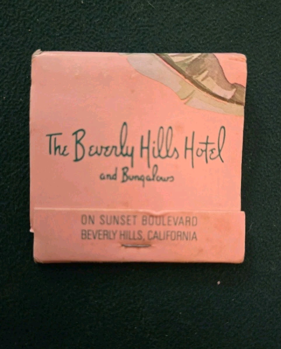 VTG Beverly Hills Hotel And Bungalows Matchbook