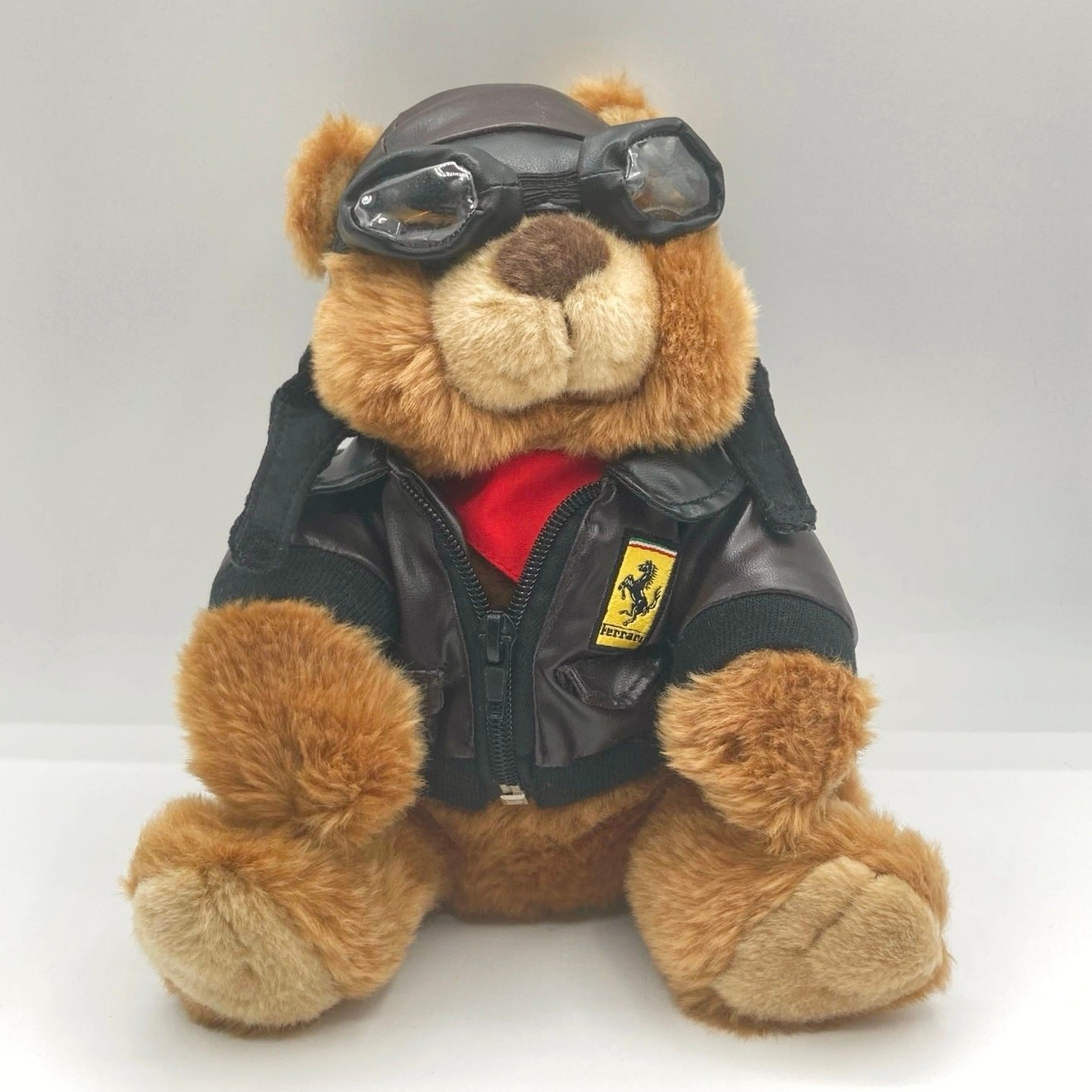 Rare Vintage Ferrari Official Aviator Teddy Bear 9\