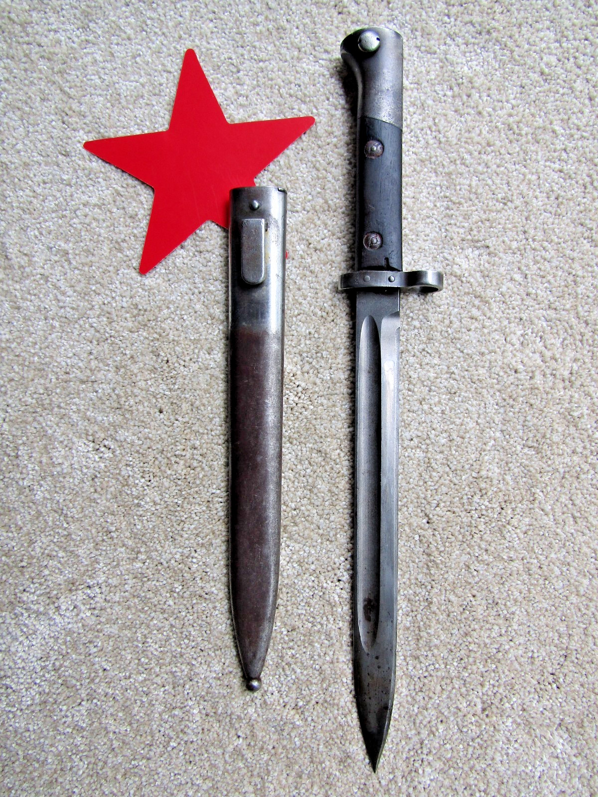 Czechoslovakian antique bayonet VZ 23 / VZ 24