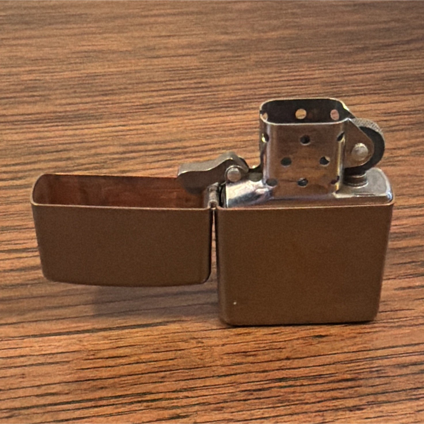 Vintage 2003 Solid Copper Zippo Lighter - Date Code D 03 (April 2003) - Working Vintage 2003 Solid Copper Zippo Lighter - Date Code D 03 (April 2003) - Working