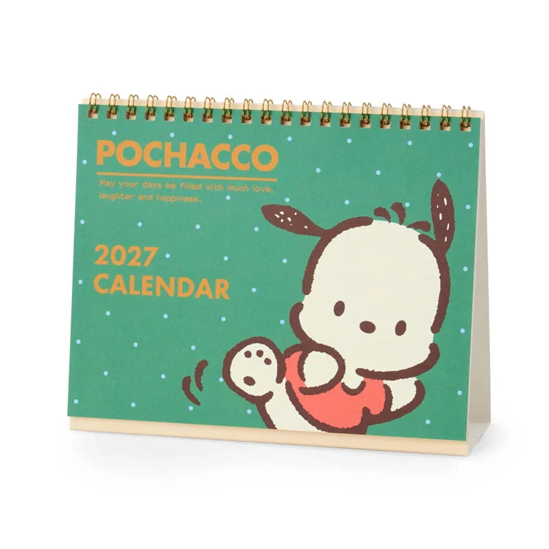 Pochacco Desktop Ring Calendar 2027 Sanrio Kawaii Japan Japanese