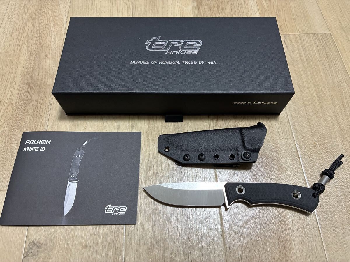 TRC Polheim Magnacut Knife Micarta Outdoor Knife