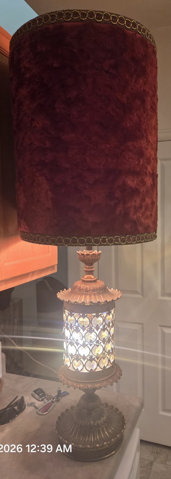 Late 60's Early 70's Hollywood Regency Lamp