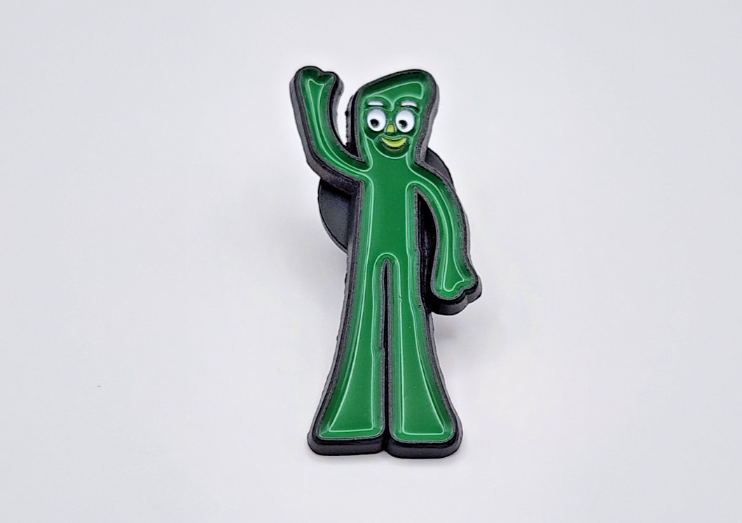 Iconic Collectible Gumby TV Show Lapel Brooch Enamel Pin