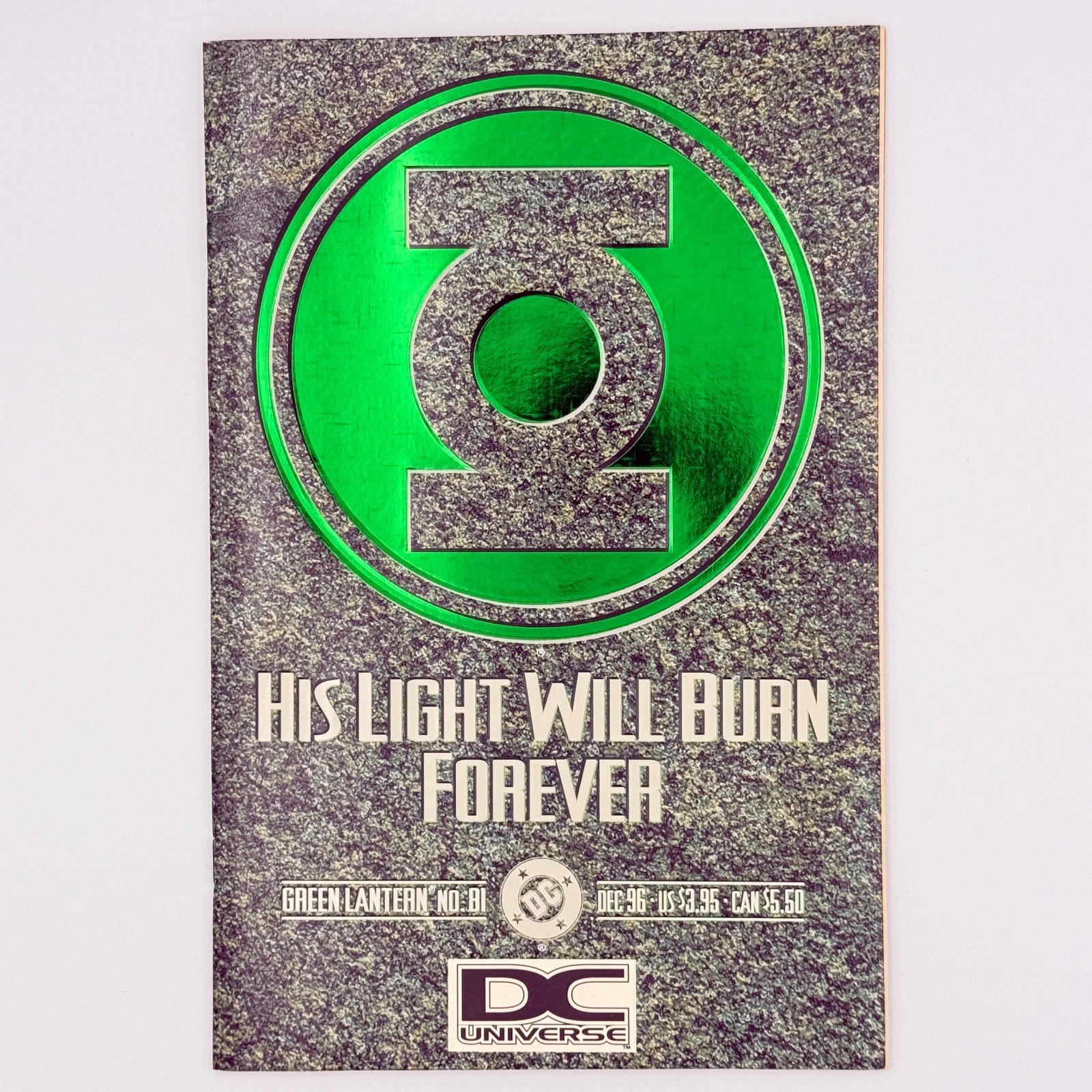 Green Lantern #81 DC 1996 DC Universe Logo Variant Funeral of Hal Jordan NM-