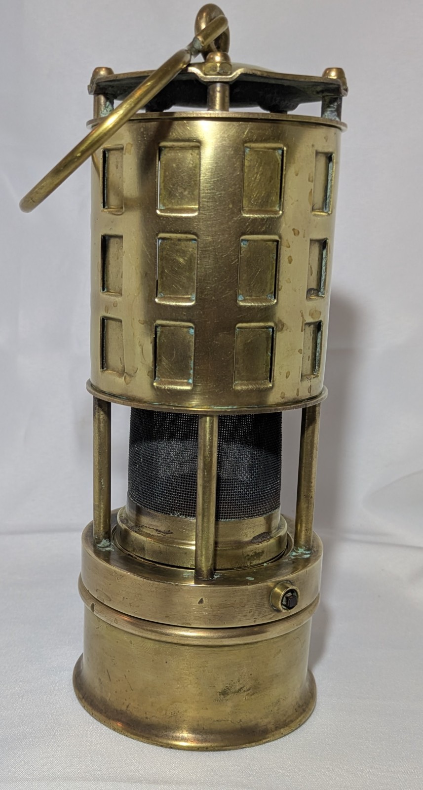Vintage Koehler 289-1A Brass Coal Mining Lamp