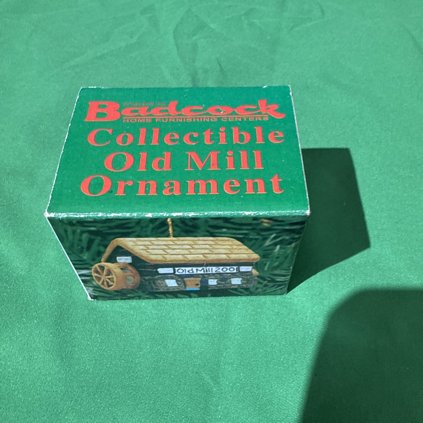 BADCOCK HOME FURNISHING  CENTERS COLLECTIBLE OLD MILL ORNAMENT 