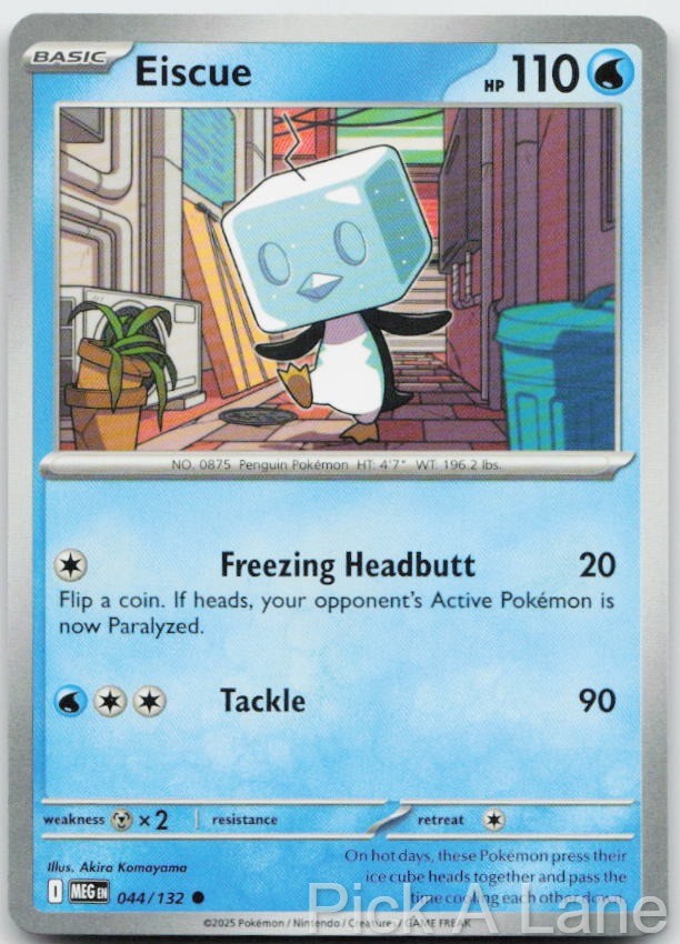 Eiscue 044/132 Common Mega Evolution Pokemon Near Mint