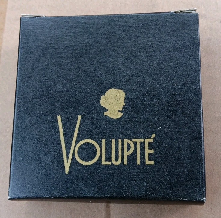 Vintage VOLUPTE Compact Case Art Deco Rhinestone MAKEUP New/Old Stock Gold Tone Vintage VOLUPTE Compact Case Art Deco Rhinestone MAKEUP New/Old Stock Gold Tone