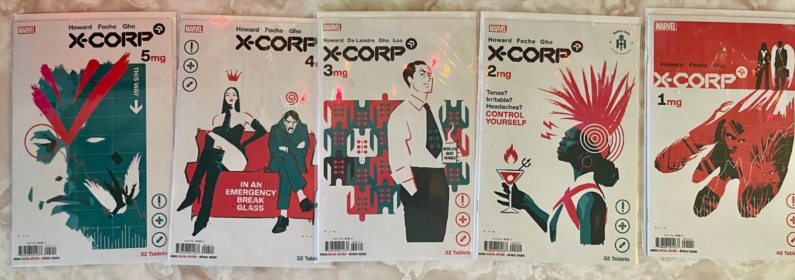 X-Corp (2021) #1-5 COMPLETE Miniseries Run - Krakoan Era - Bagged/Boarded X-Corp (2021) #1-5 COMPLETE Miniseries Run - Krakoan Era - Bagged/Boarded