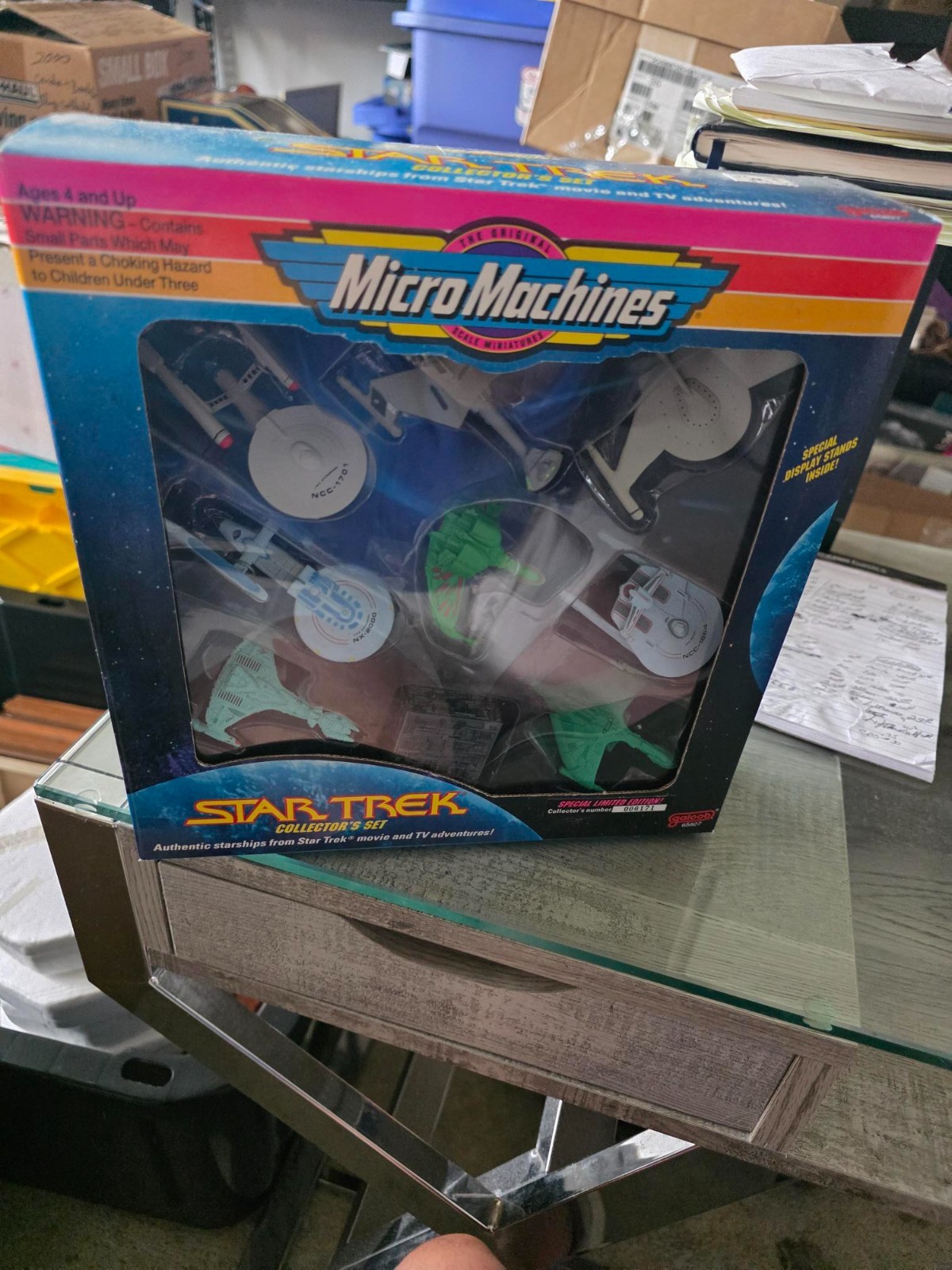 VTG Star Trek Micro Machines Collectors Set 1993 Galoob NEW 65827 9 Starships
