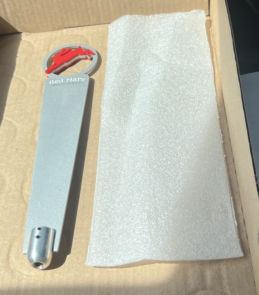 RED HARE BREWING - MARIETTA, GA. New Metal Tap - Free Super-Fast Shipping \