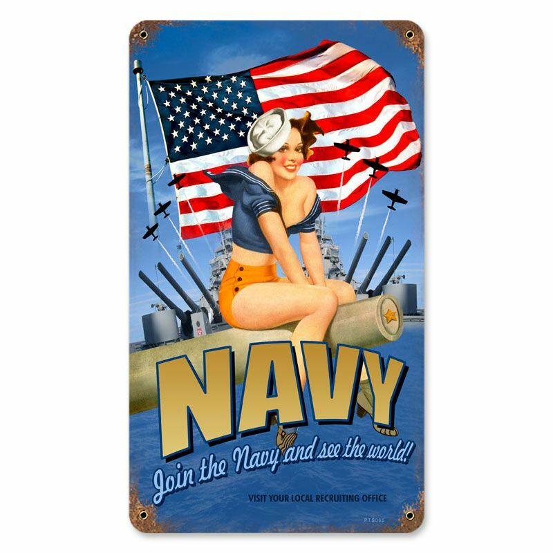 JOIN THE NAVY AND SEE THE WORLD PINUP GIRL 14\