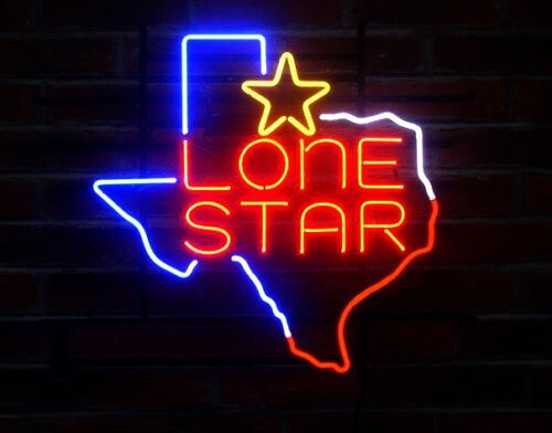 New Texas Lone Star Neon Light Sign 17\