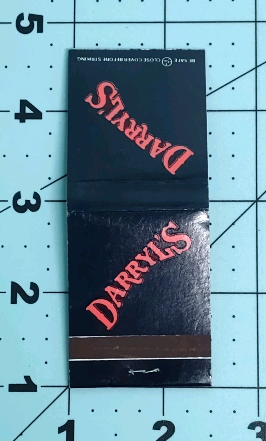 Vintage 1980s Darryl\'s Restaurant Full Matchbook Gilbert Robinson 31 Locations