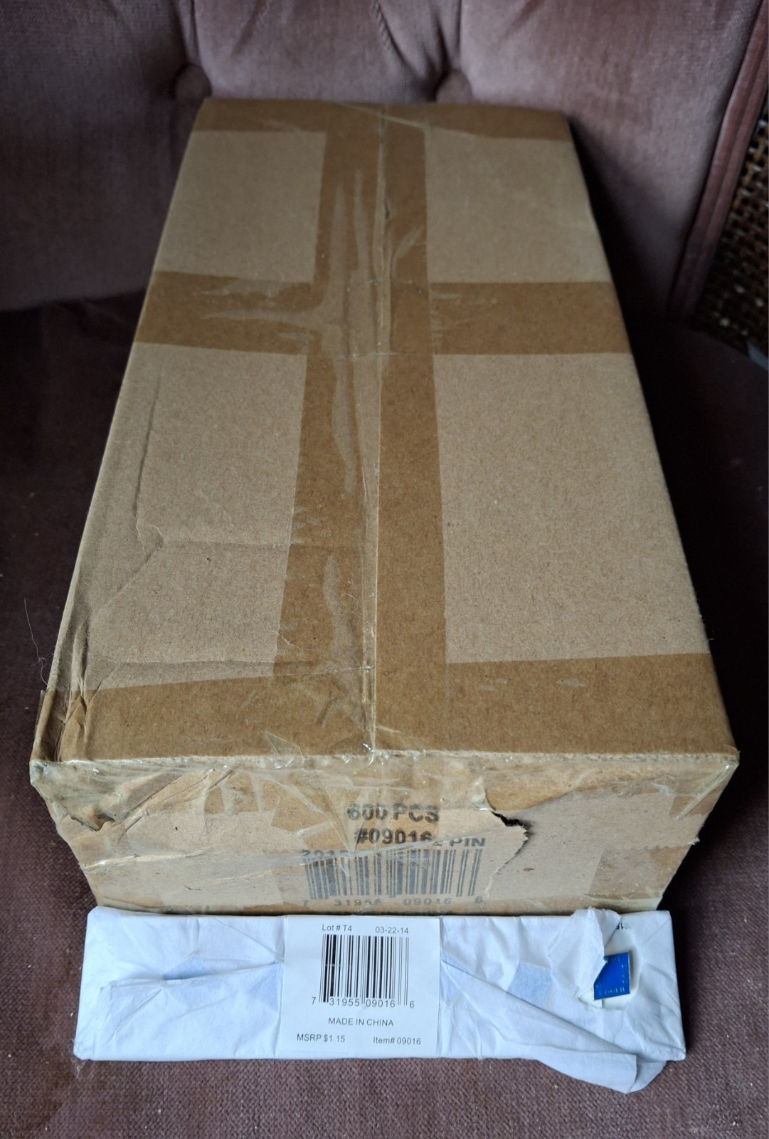 2015 Girl Scout Cookie Pin Unopened Box of 600