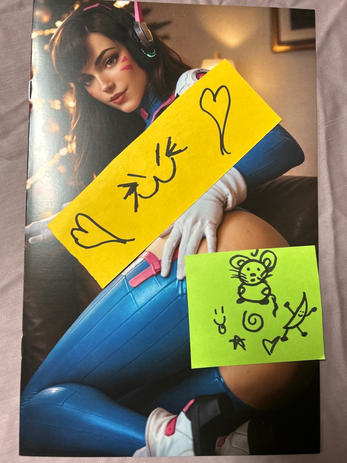D.Va Cosplay Overwatch Bangers Comics Virgin Cover LE 100 D.Va Cosplay Overwatch Bangers Comics Virgin Cover LE 100