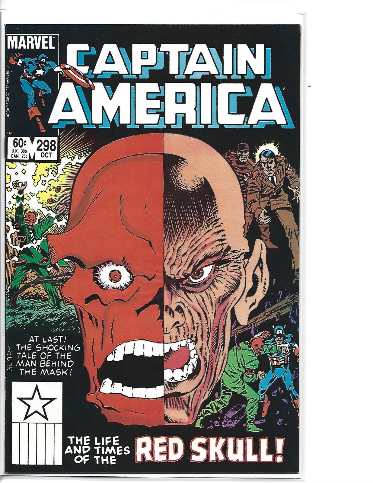 MOVING SALE * CAPTAIN AMERICA # 298 *  MARVEL COMICS * 1984 * NICE COPY