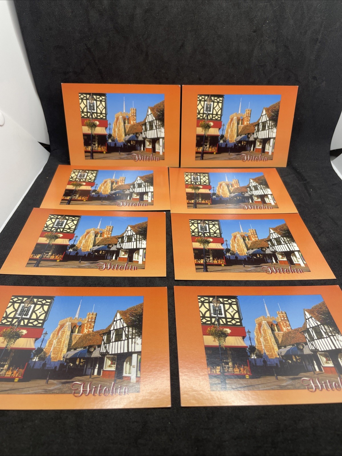 Hitchin, Hertfordshire,  Postcards lot of 8 unused 6”x4”