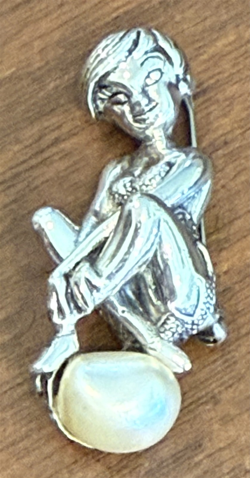Vintage Tortolani Woodland Fairy / TINKER BELL Pin / Brooch 60\'s Mint