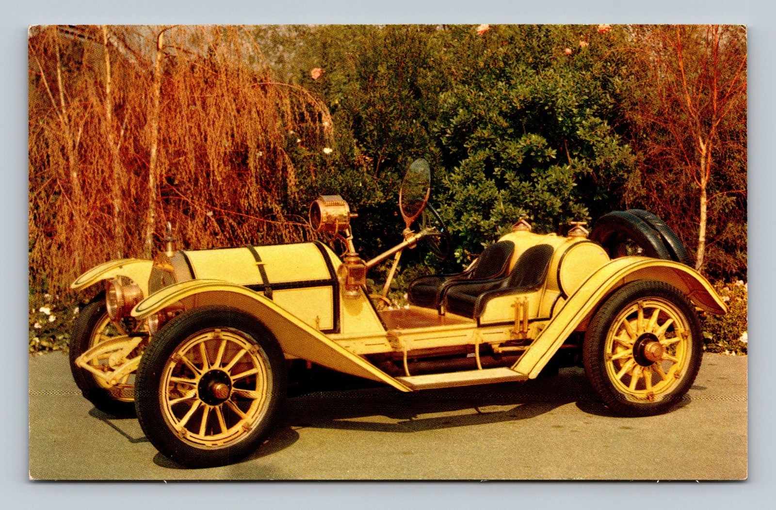 1913 Mercer Raceabout Car advert Butler Dodge Hamburg NY postcard